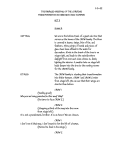 Crow Play Excerpt page 1